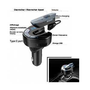 V8 HANDSFREE BLUETOOTH VOITURE