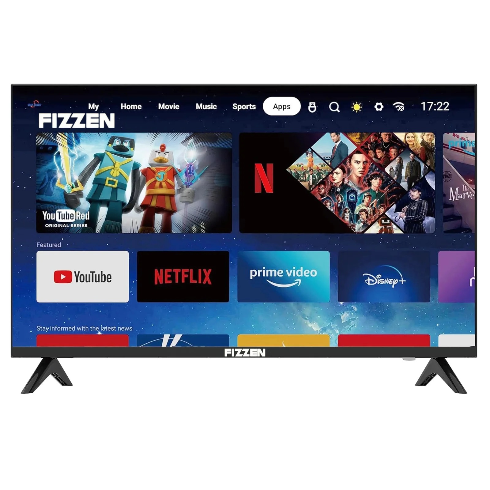 Television Fizzen 43"" SMART