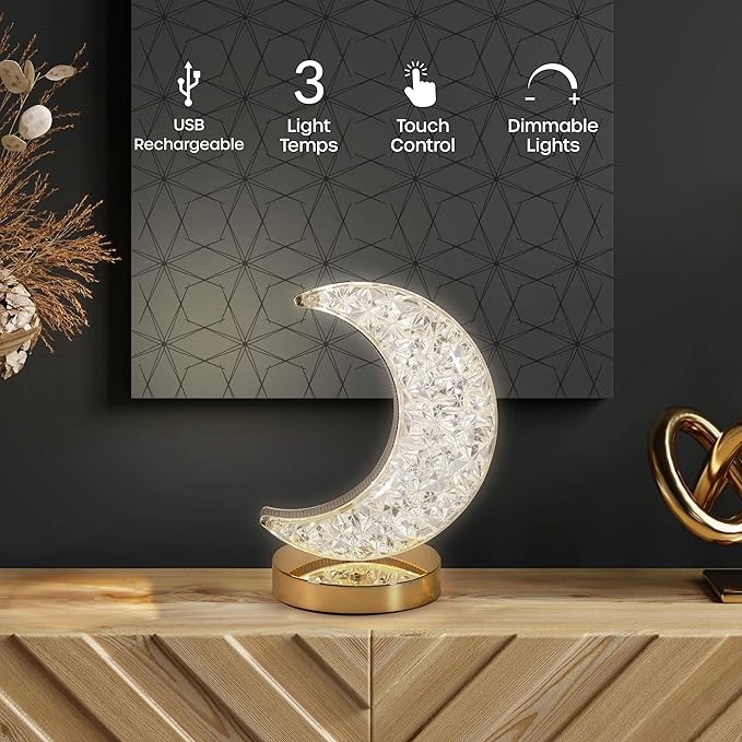 Lampe de Table Cristalline