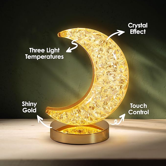 Lampe de Table Cristalline