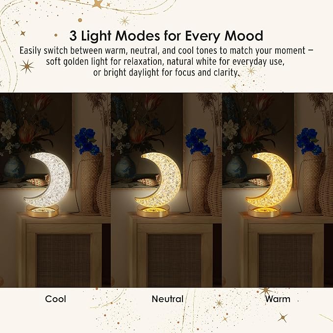 Lampe de Table Cristalline