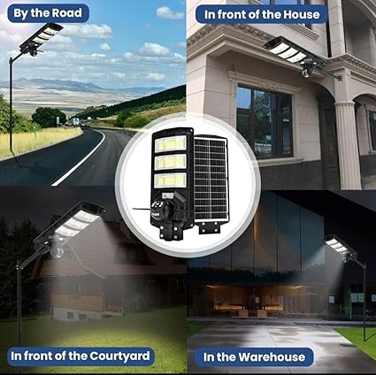 Projecteur Solaire AI avec Caméra 2-en-1