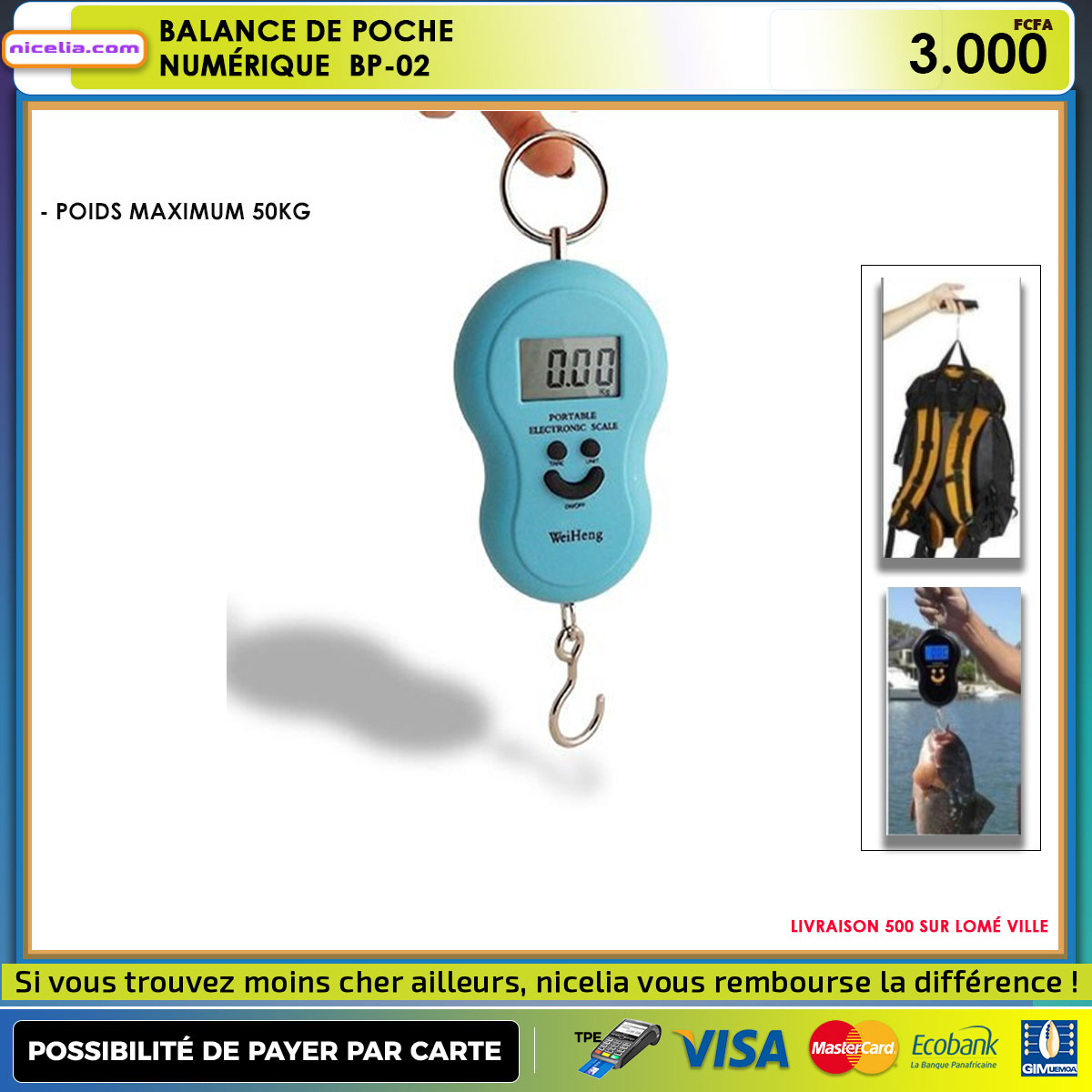 Balance de poche électronique - 500 grammes MAUL Pocket II
